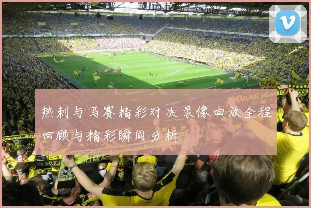热刺与马赛精彩对决录像回放全程回顾与精彩瞬间分析